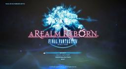 Final Fantasy XIV Online: A Realm Reborn Title Screen